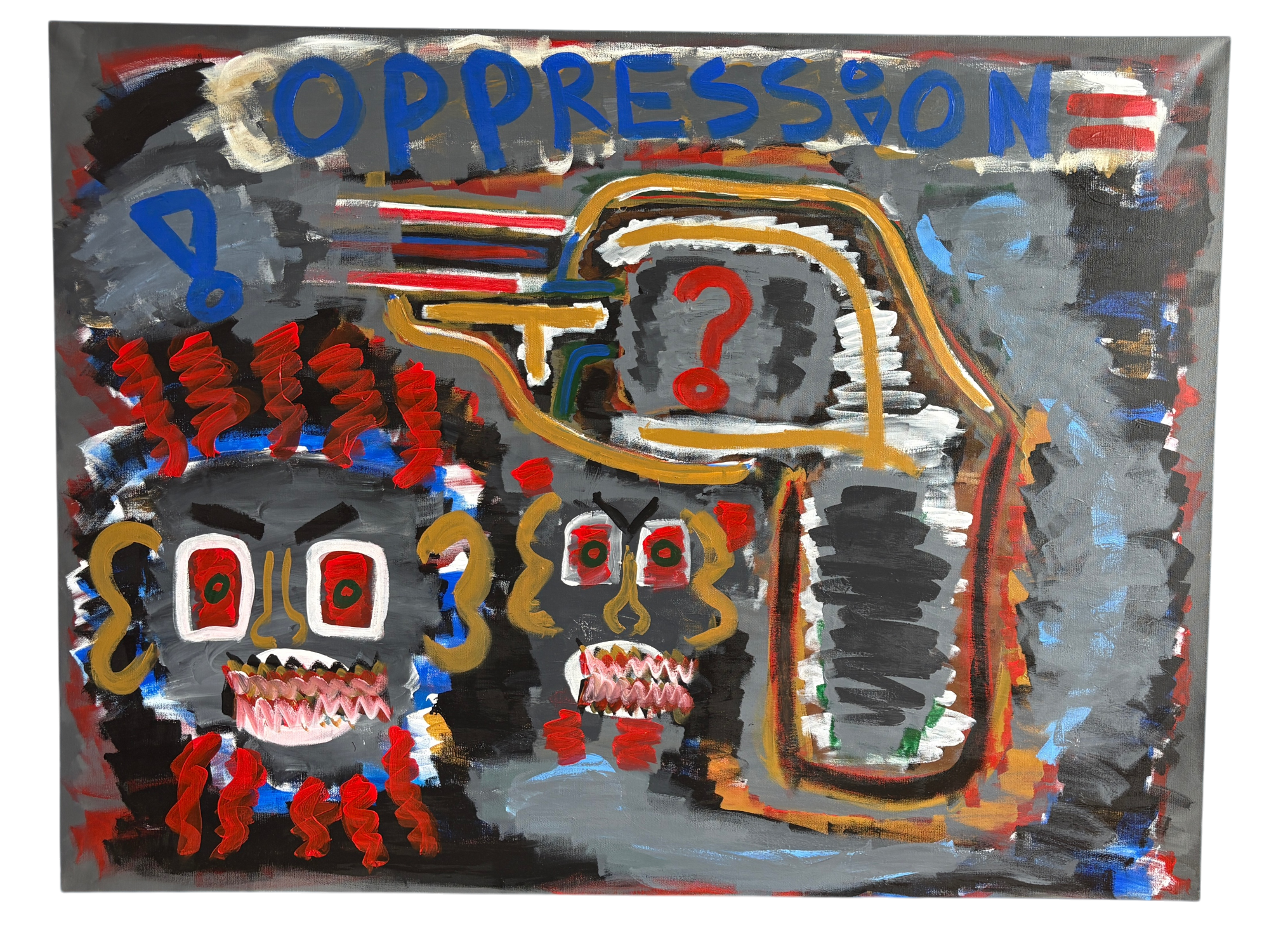 "OPPRESSION" — Original Canvas (2025)