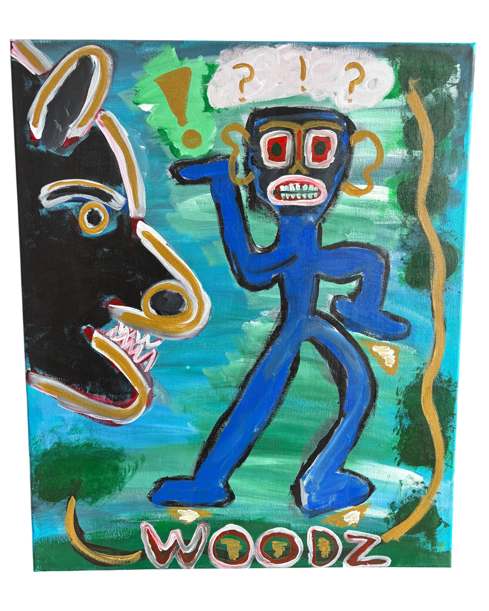 "Woodz" — Original Canvas (2025)